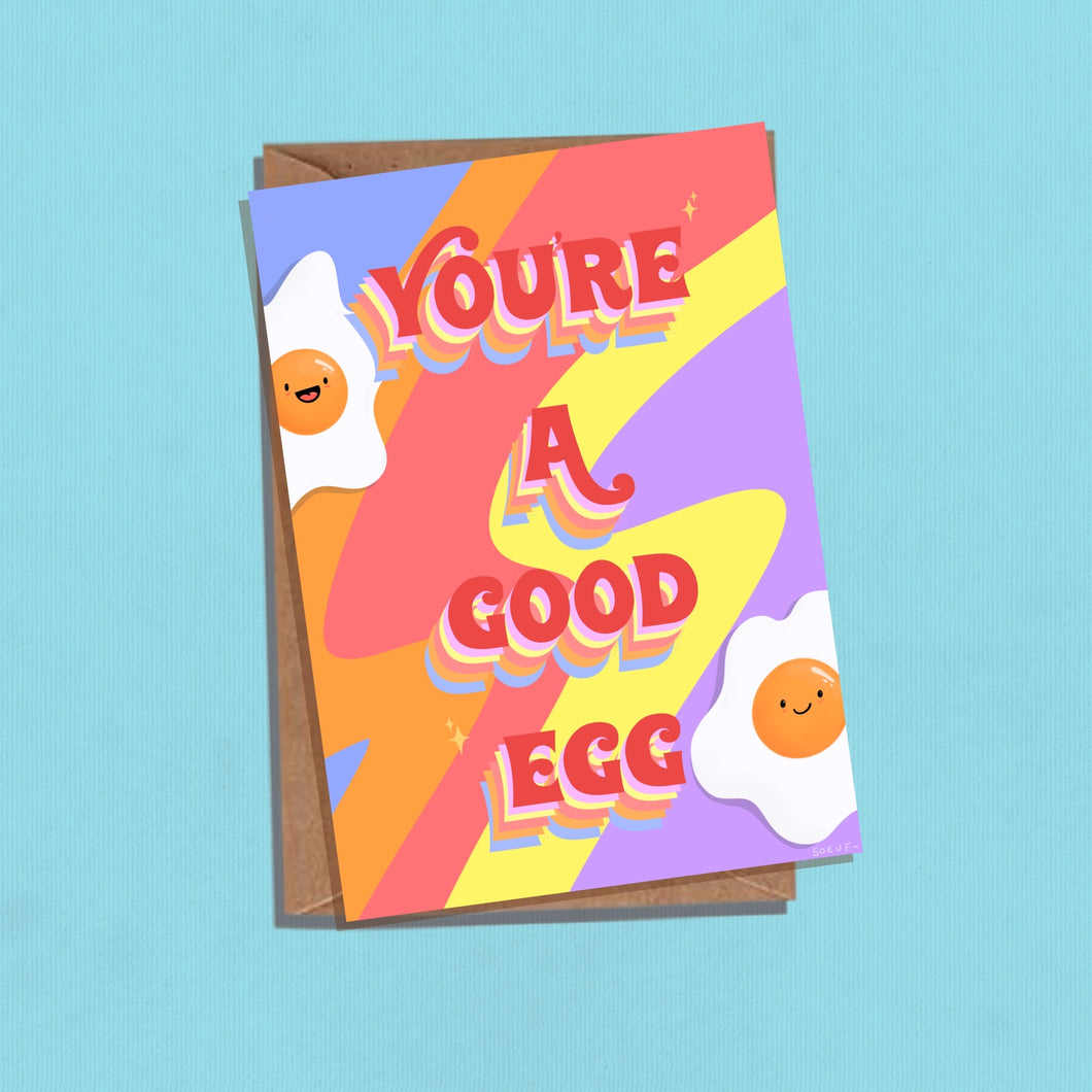 'You're a Good Egg' Greeting Card