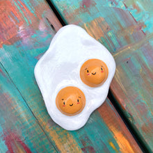 Load image into Gallery viewer, Small Double Yolk Smiley Egg!
