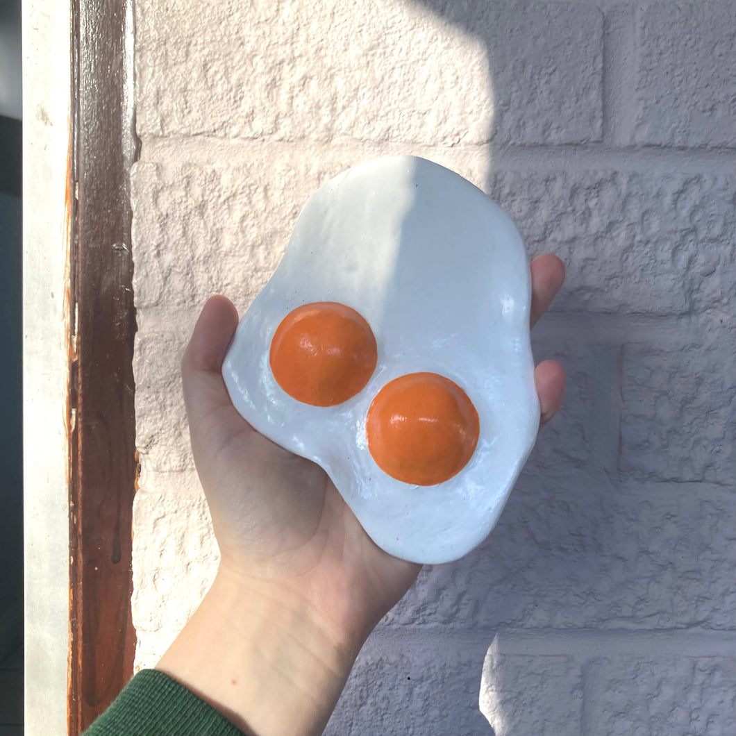 Large Double-Yolk Egg!
