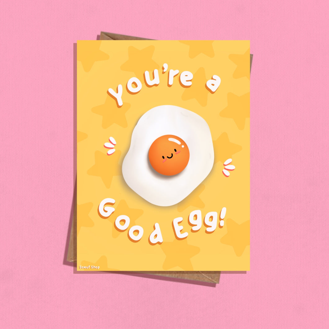 You're A Good Egg | Greeting Card