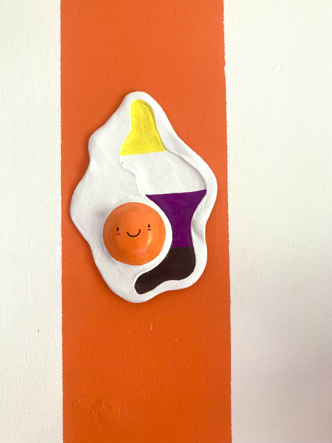 Non-Binary Flag Egg Wall Hanging!