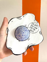 Load image into Gallery viewer, Large &#39;Oh Jeff, You Can Eat Me...&#39;  Lichtenstein Egg Wall Hanging
