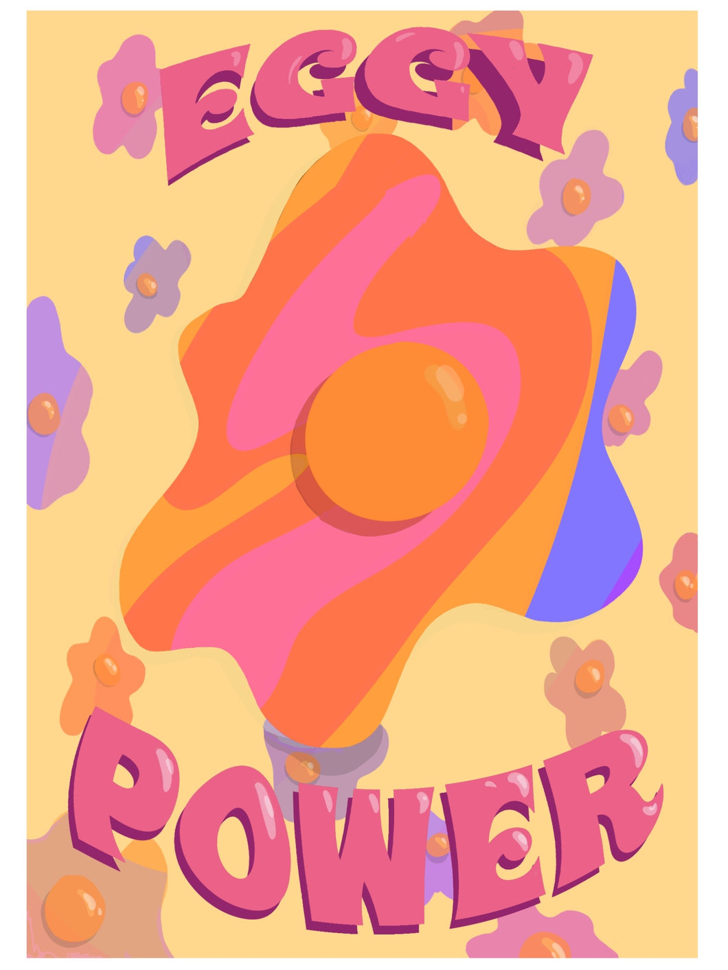 Eggy Power | A5 Art Print